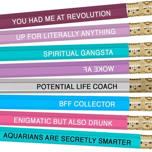 Aquarius Astrology Pencils