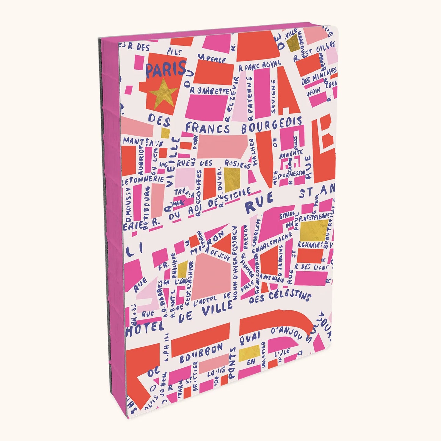 Rues De Paris - Medium Coptic Bound Journal