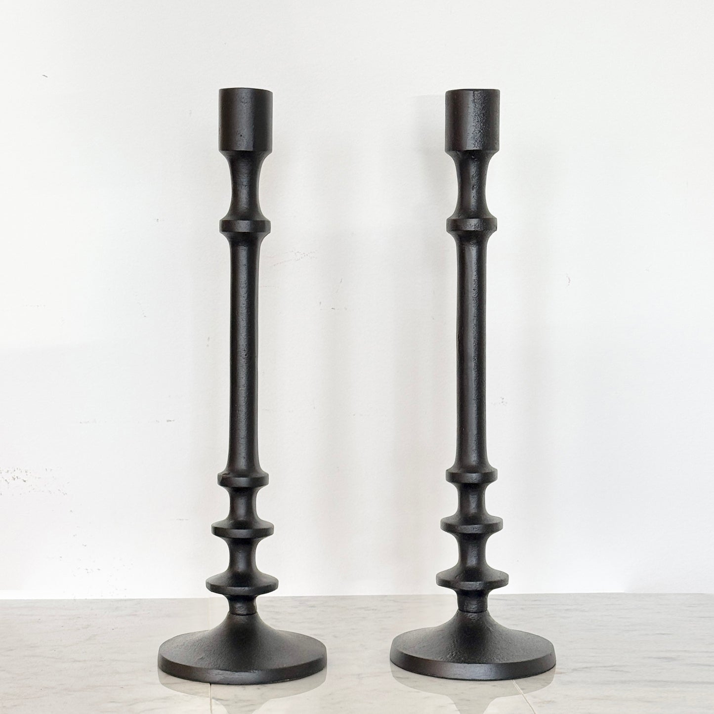Metal Candle Holders Set - Large