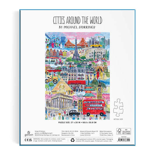 Cities Around the World, 1000 Piece Puzzle