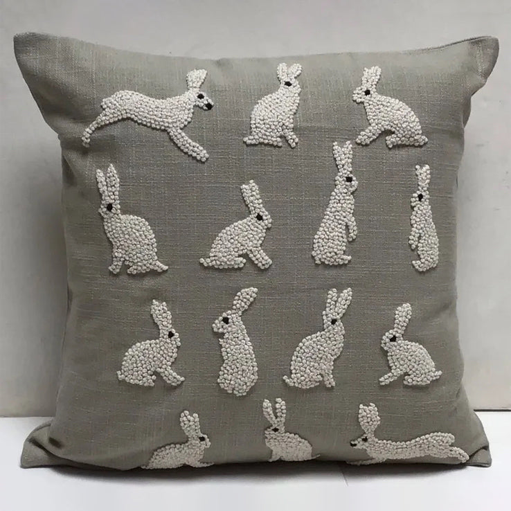 Knotty Rabbit Pillow