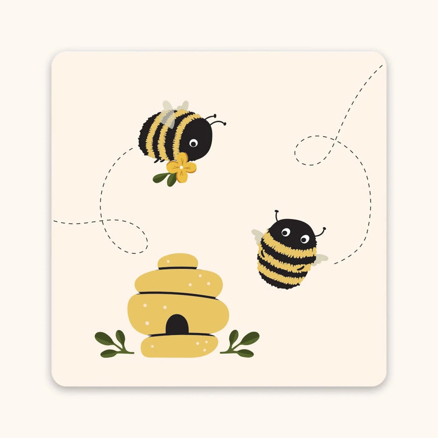 Buzzy Bees - Mini Note Card Set with Stickers