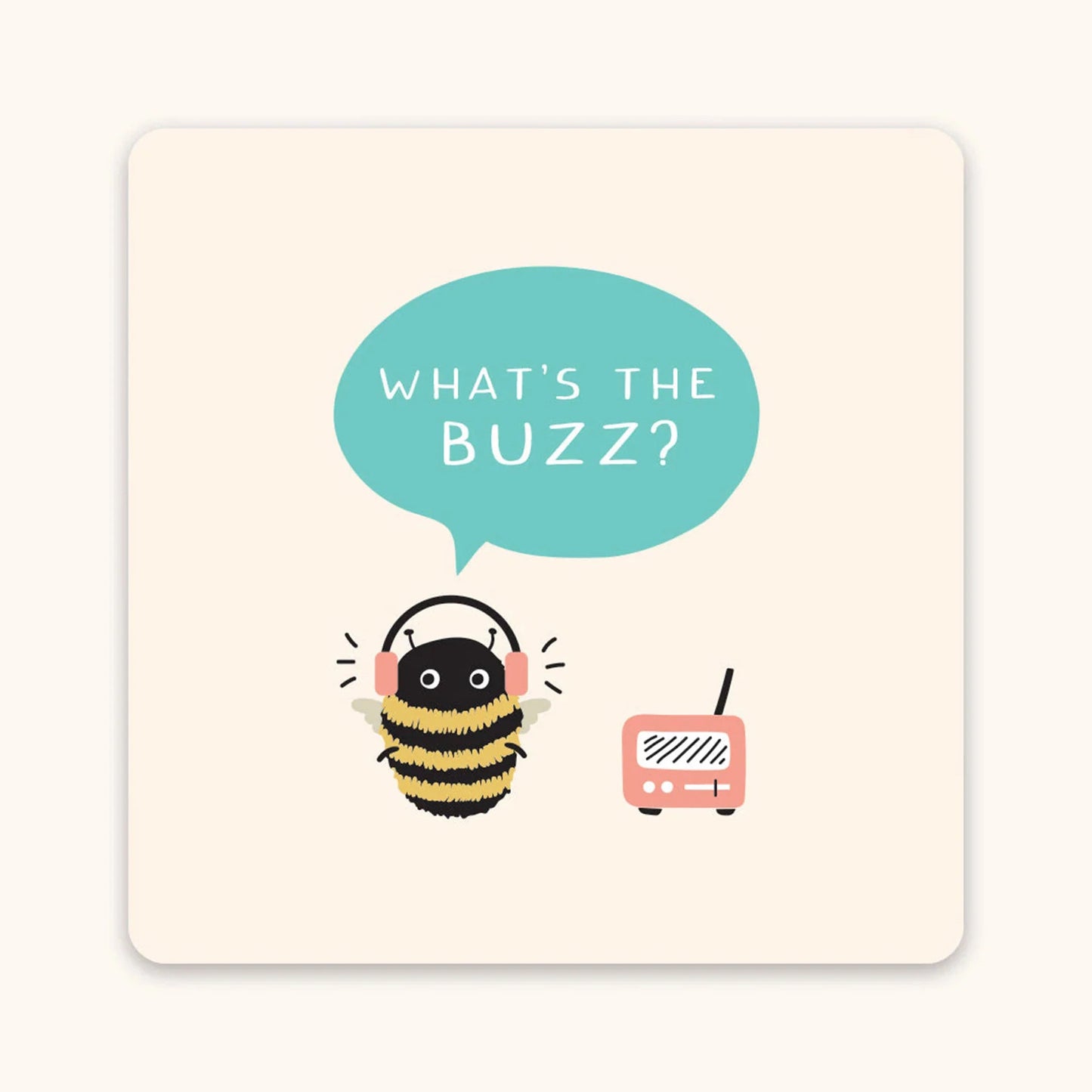 Buzzy Bees - Mini Note Card Set with Stickers