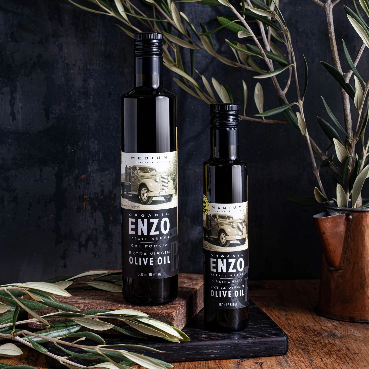 Organic Extra Virgin Olive Oil - Medium