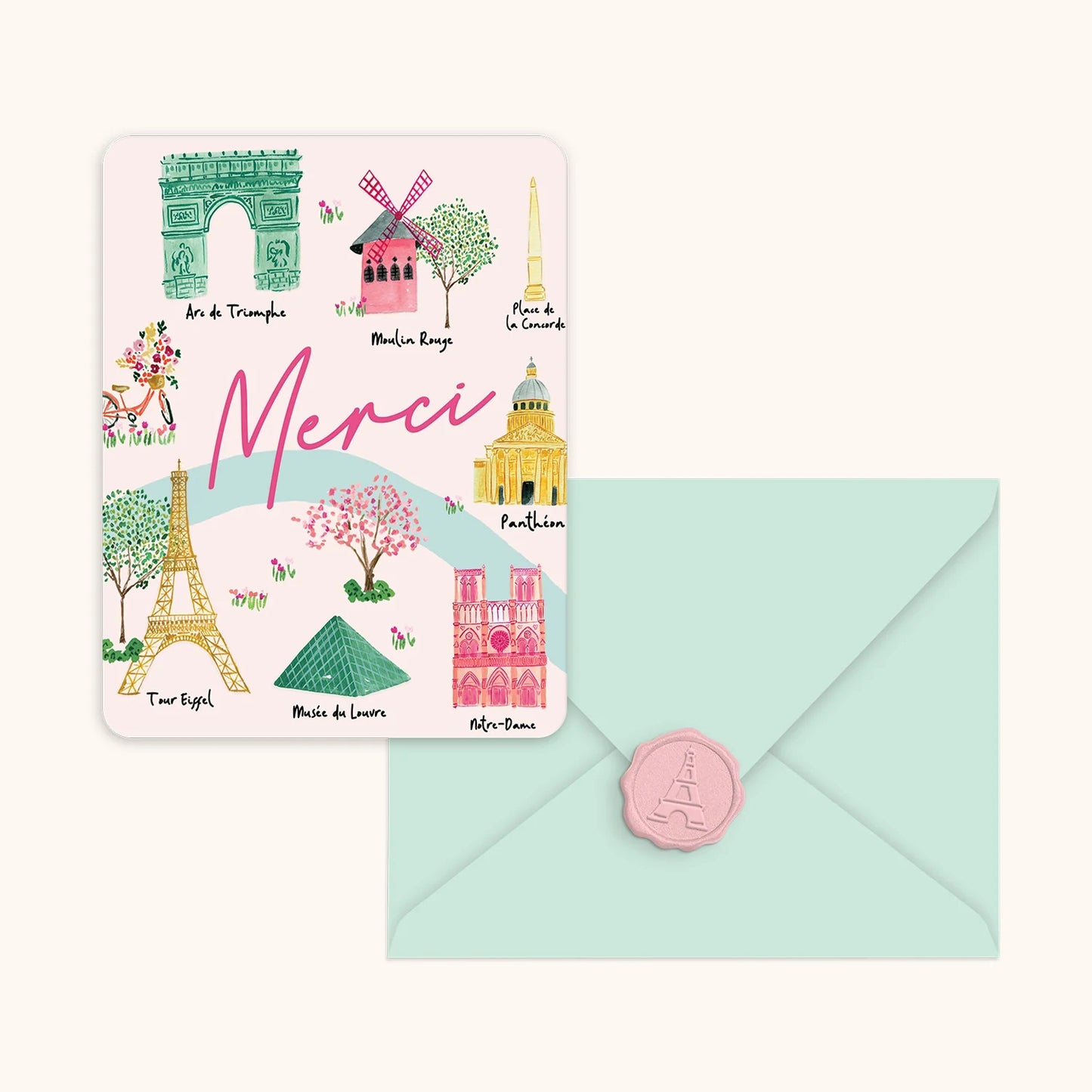 Sights of Paris - Note Card Set with Wax Seals