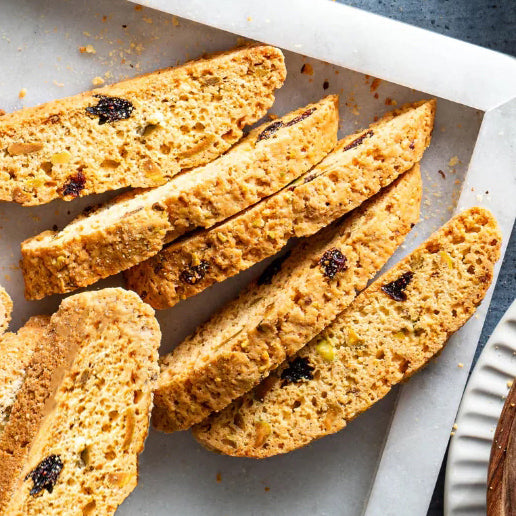 Pistachio Cranberry Biscotti