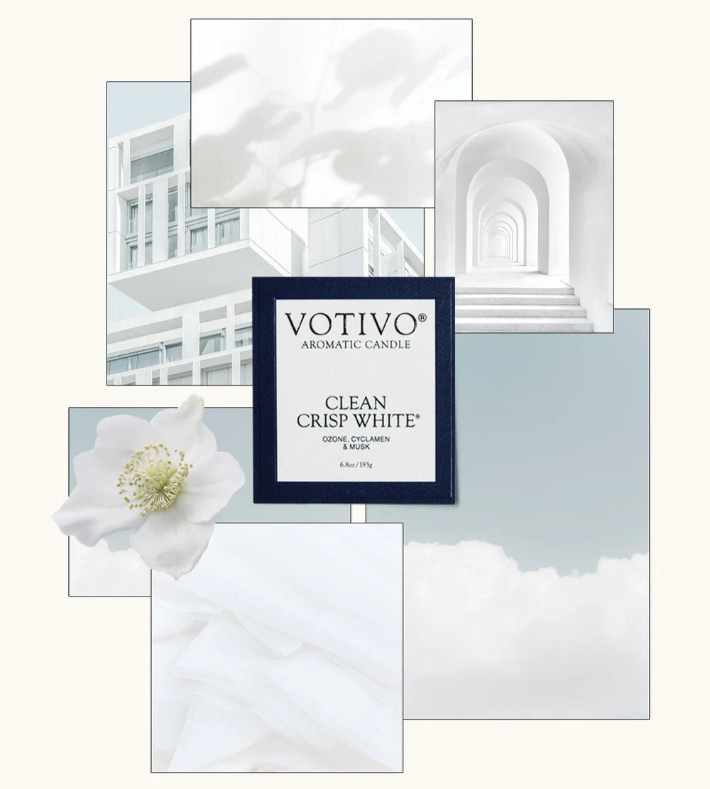 Clean Crisp White Aromatic Candle