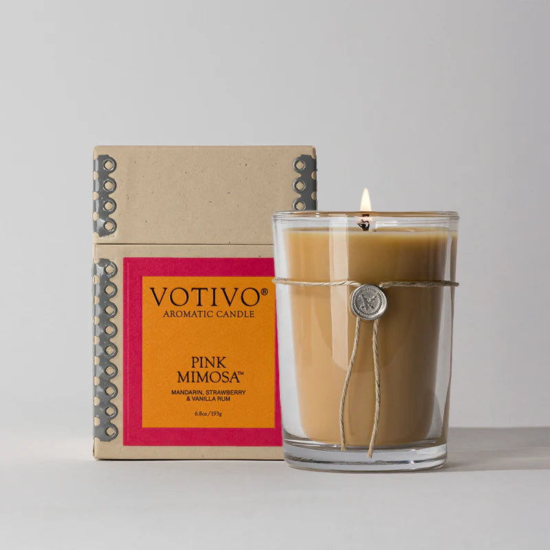 Pink Mimosa Aromatic Candle