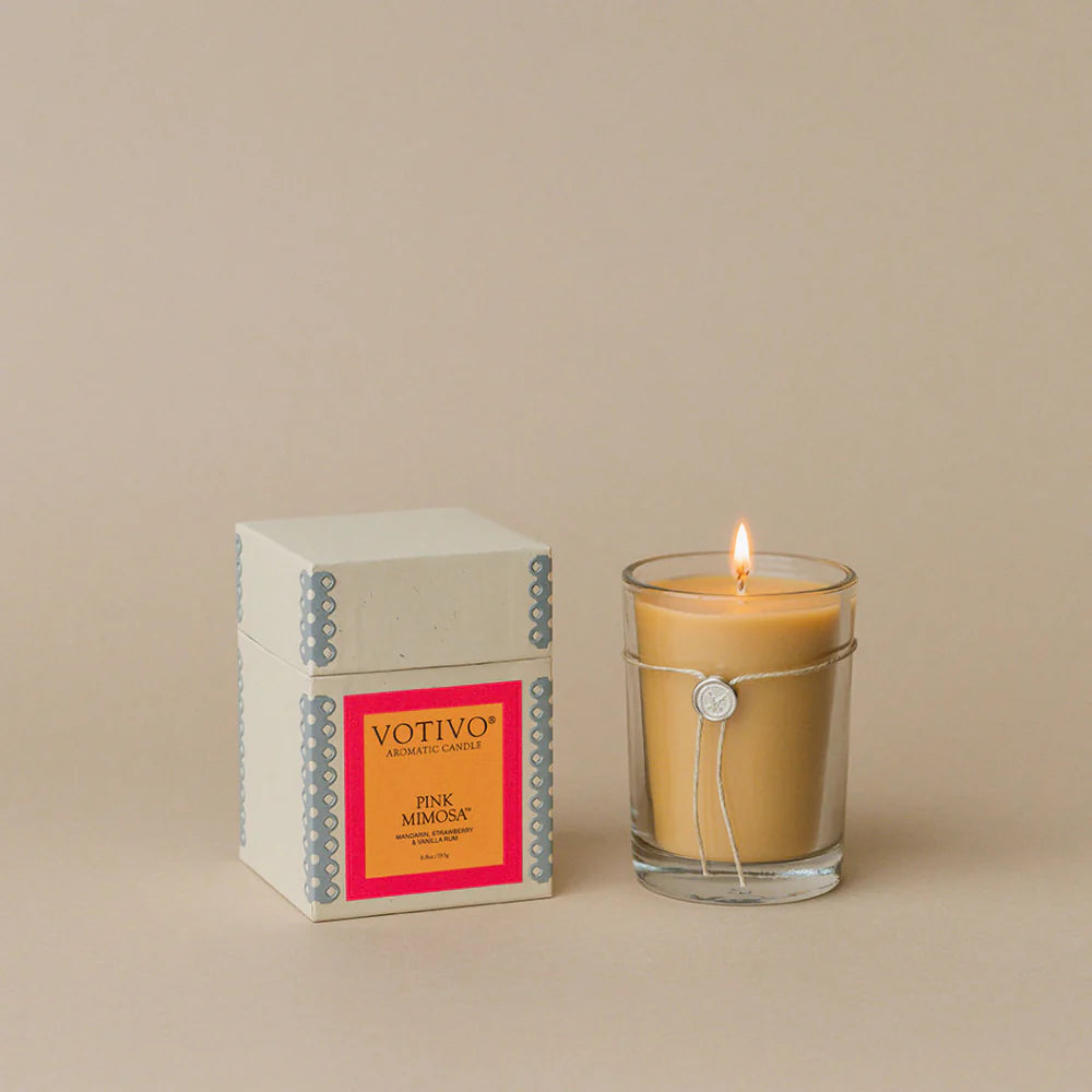 Pink Mimosa Aromatic Candle