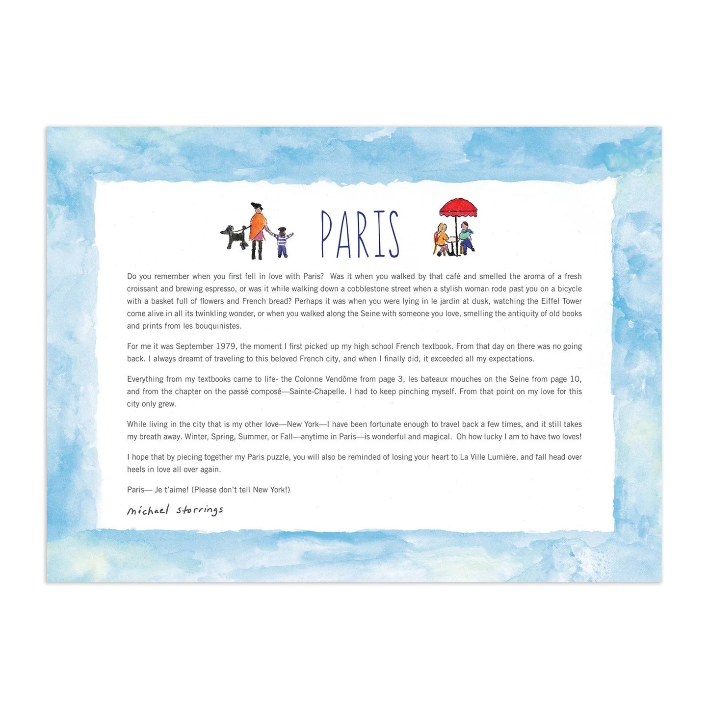 Paris, 1000 Piece Puzzle