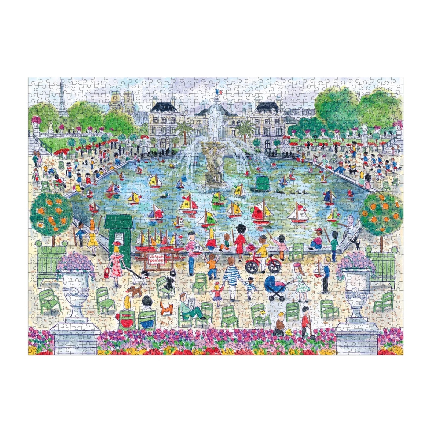 Springtime in Paris, 1000 Piece Puzzle