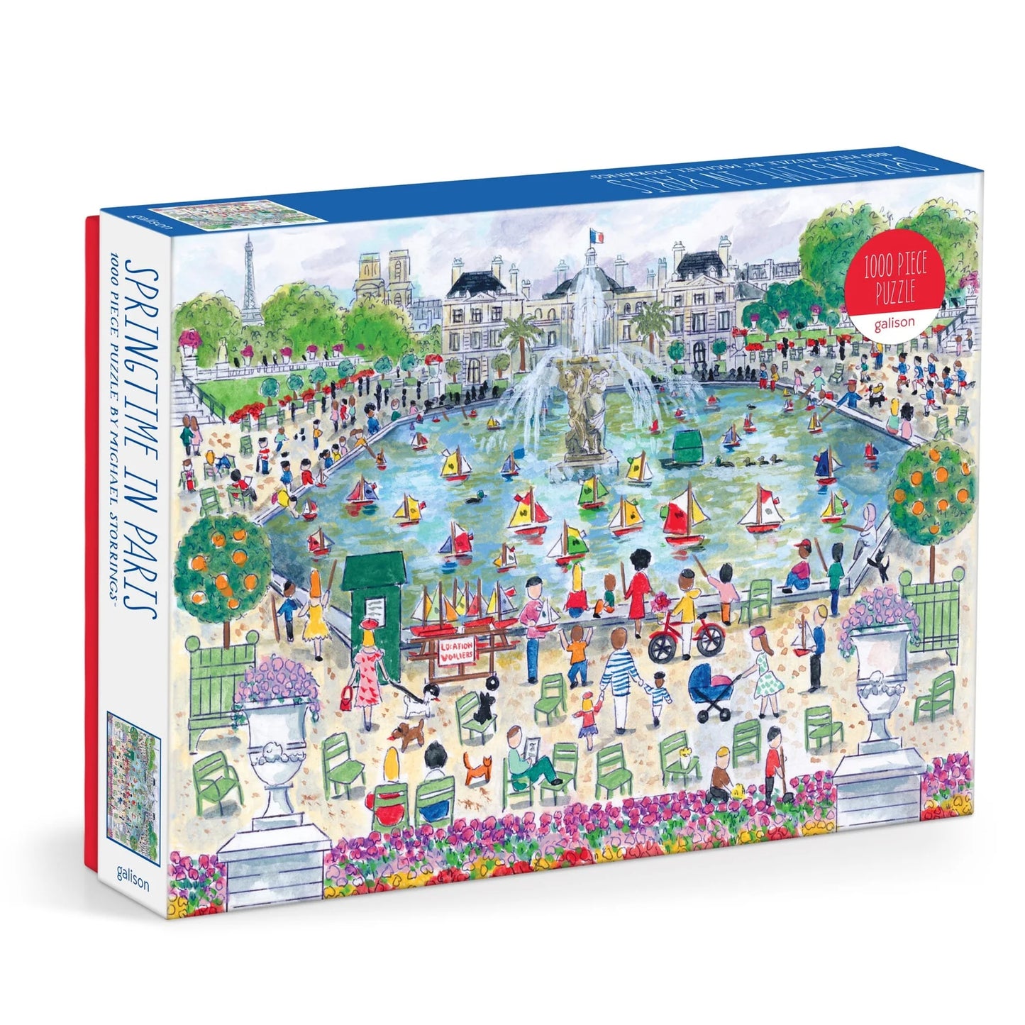 Springtime in Paris, 1000 Piece Puzzle