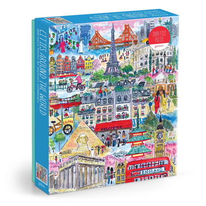 Cities Around the World, 1000 Piece Puzzle