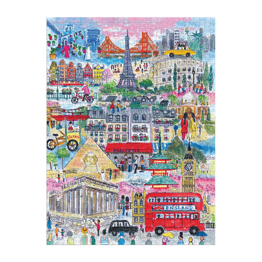Cities Around the World, 1000 Piece Puzzle