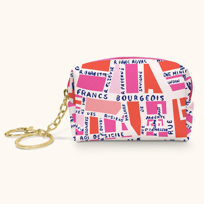 Rues De Paris - Key Chain Pouch