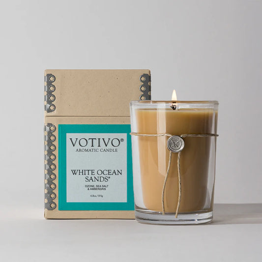 White Ocean Sands Aromatic Candle